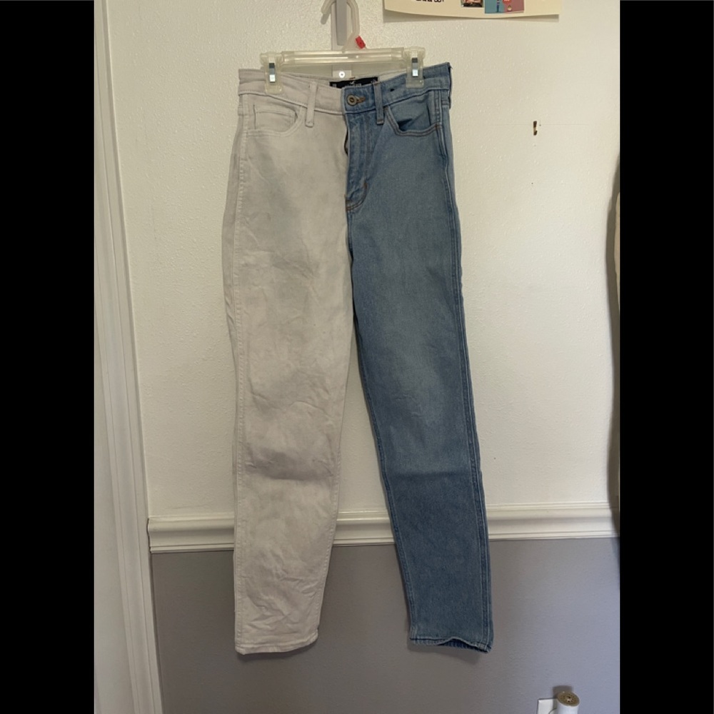 Two tone jeans